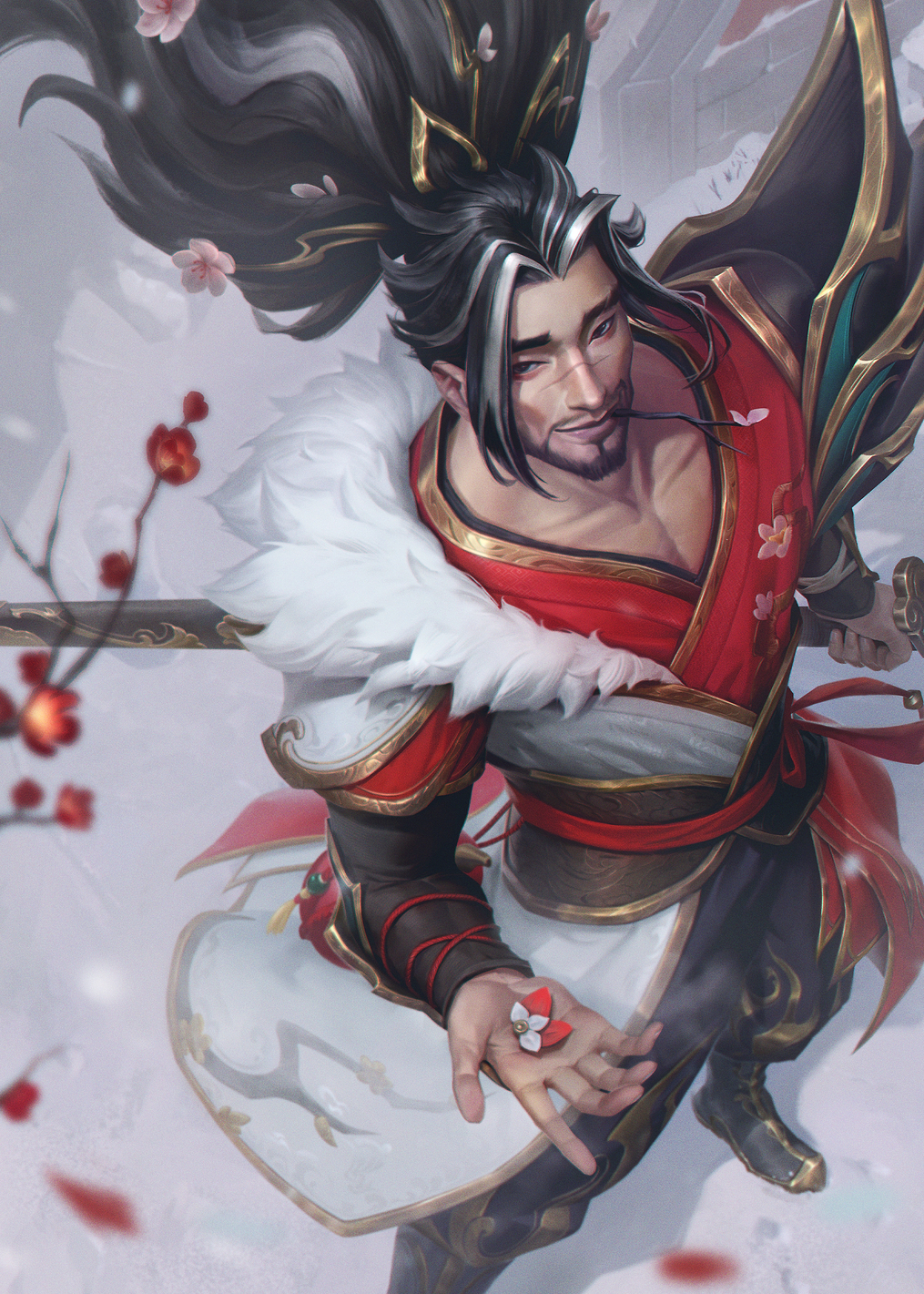 Petals of Spring: Yasuo: постер из коллекции League of Legends