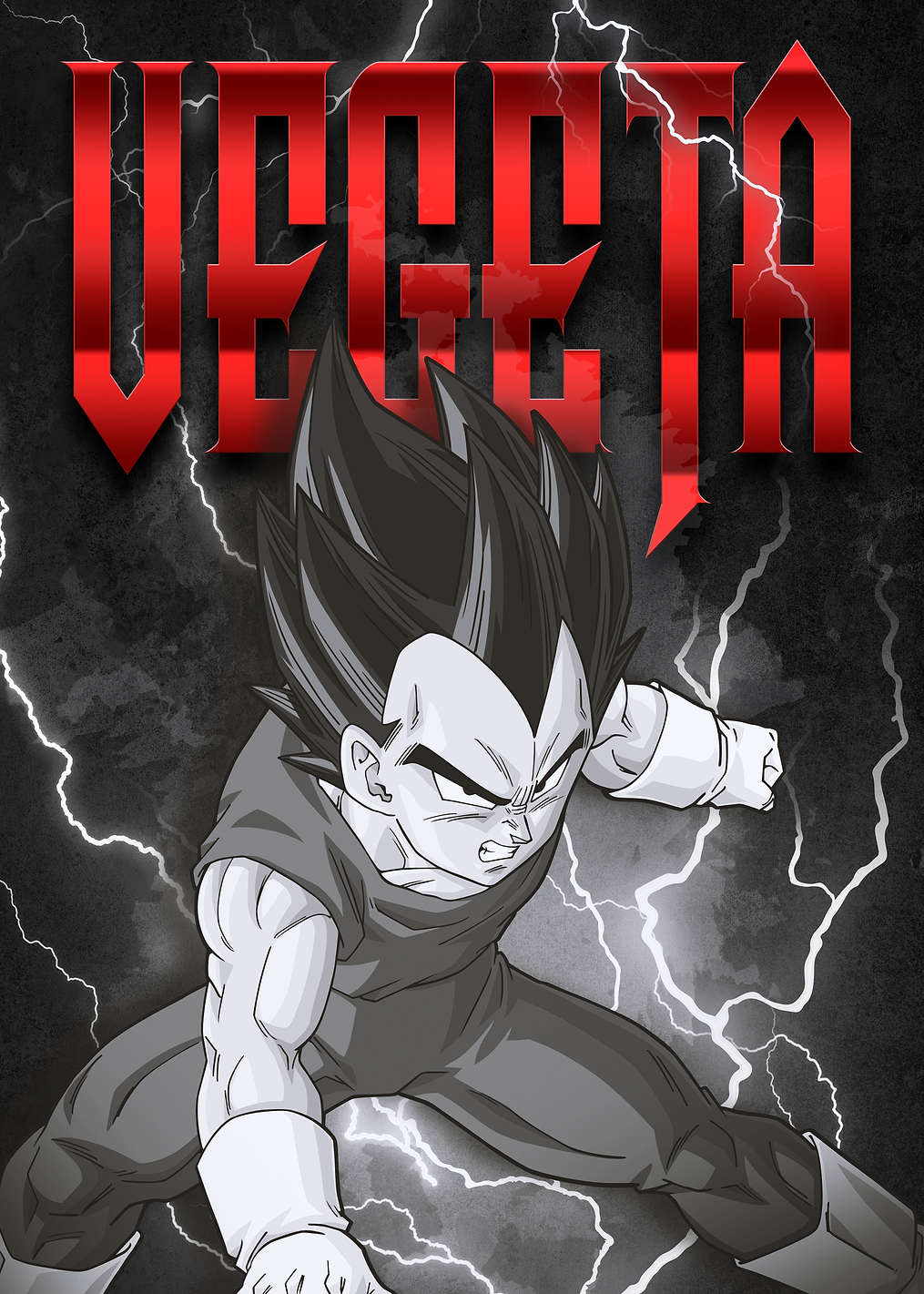 Dragon Ball Z: Vegeta Noir: постер из коллекции Dragon Ball Z