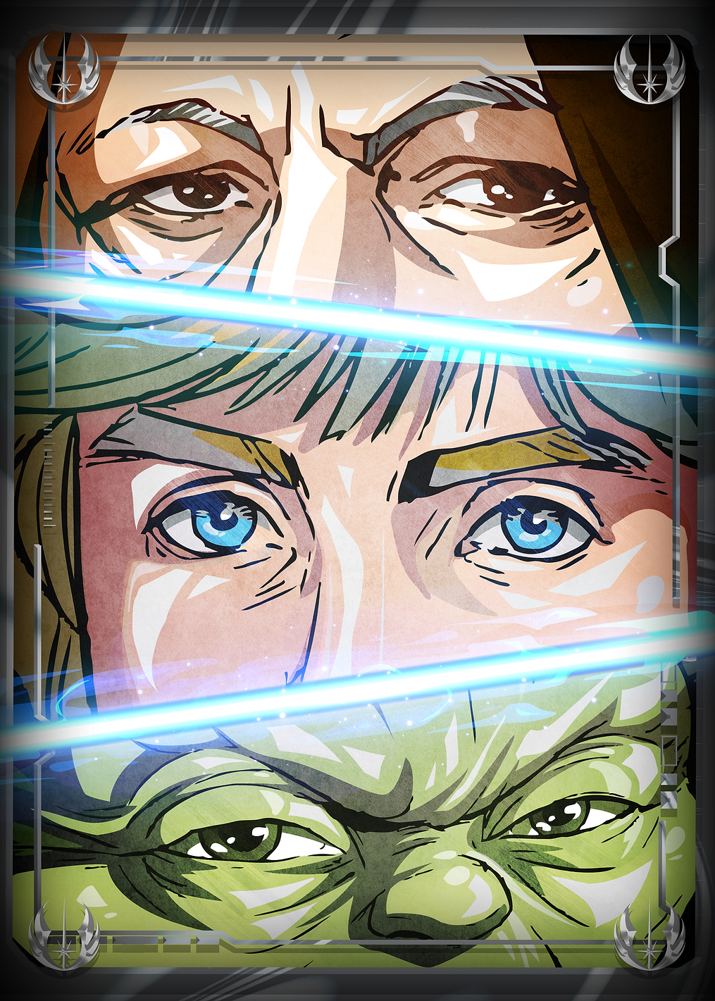 Jedi Eyes: постер из коллекции Star Wars