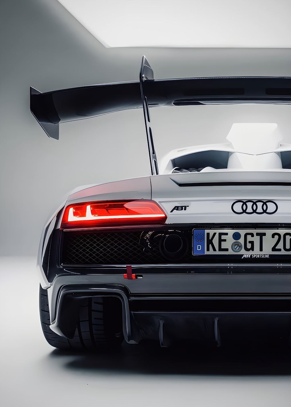 Audi R8 GT Rear View: постер из коллекции Audi R8