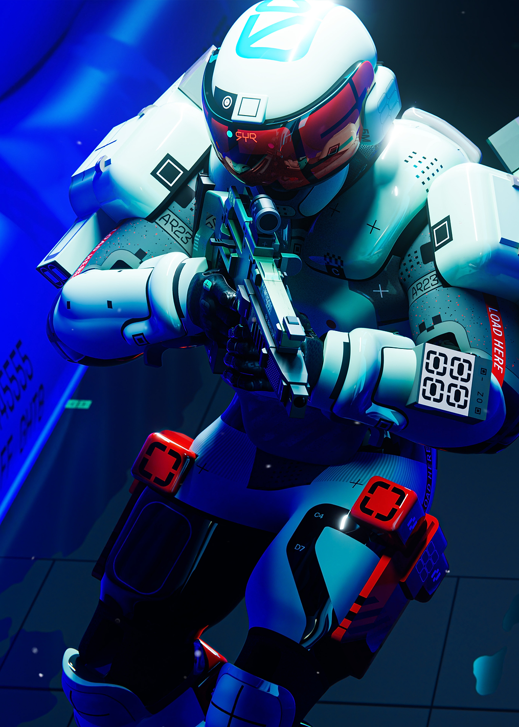 Destroyer Runner Shell: Neon Vanguard: постер из коллекции Marathon