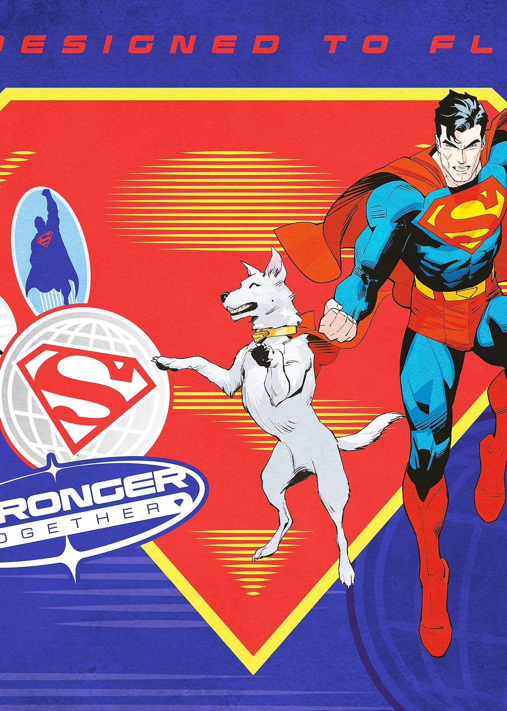 Man of Steel and Superdog Soar: постер из коллекции DC Comics