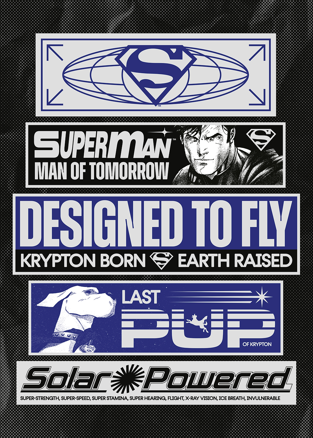 Superman Legacy: Iconic Badges: постер из коллекции DC Comics