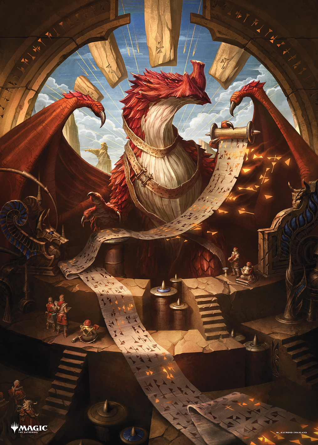 Secrets of Strixhaven: Lorehold, the Historian: постер из коллекции Magic: The Gathering