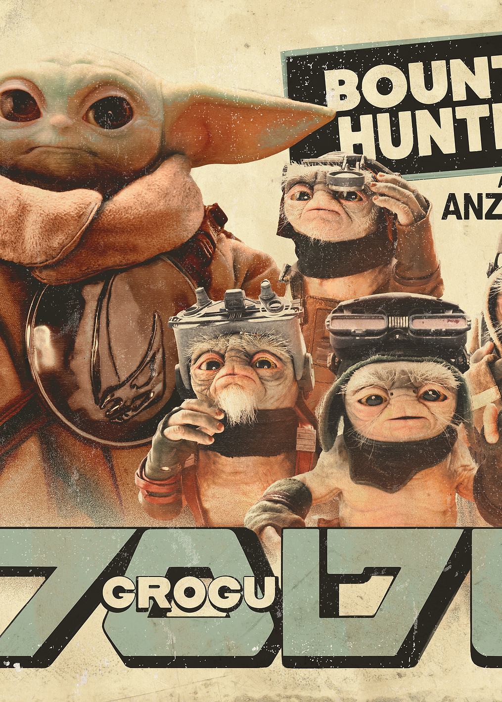 Bounty Hunter and the Anzellans: постер из коллекции Star Wars