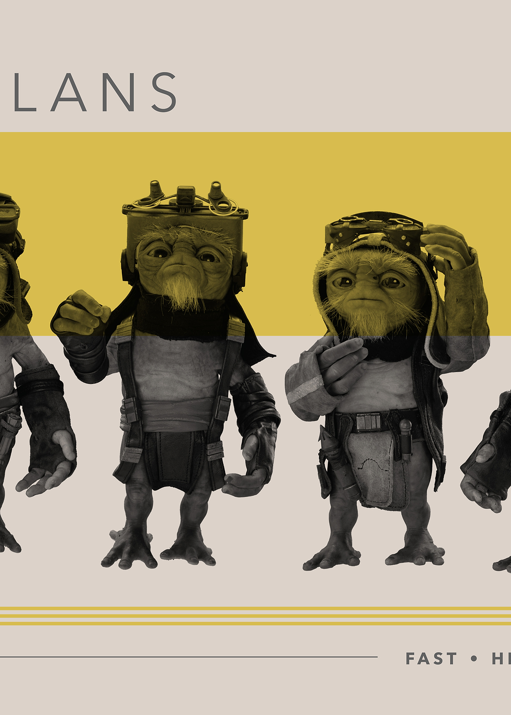 Fast, Helpful, Reliable Anzellans: постер из коллекции Star Wars