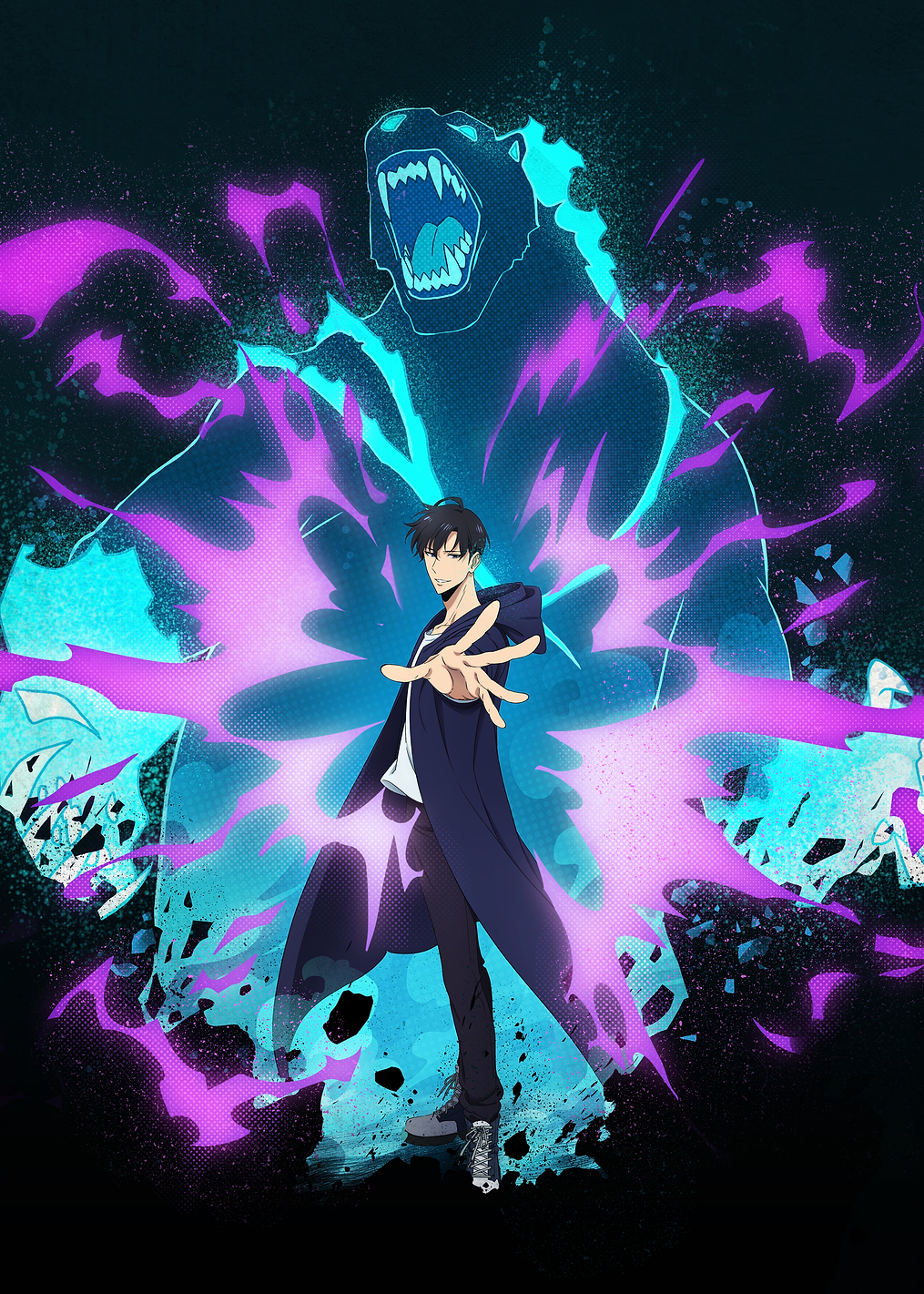 Solo Leveling: Sung Jinwoo Shadow Summon Tank: постер из коллекции Solo Leveling