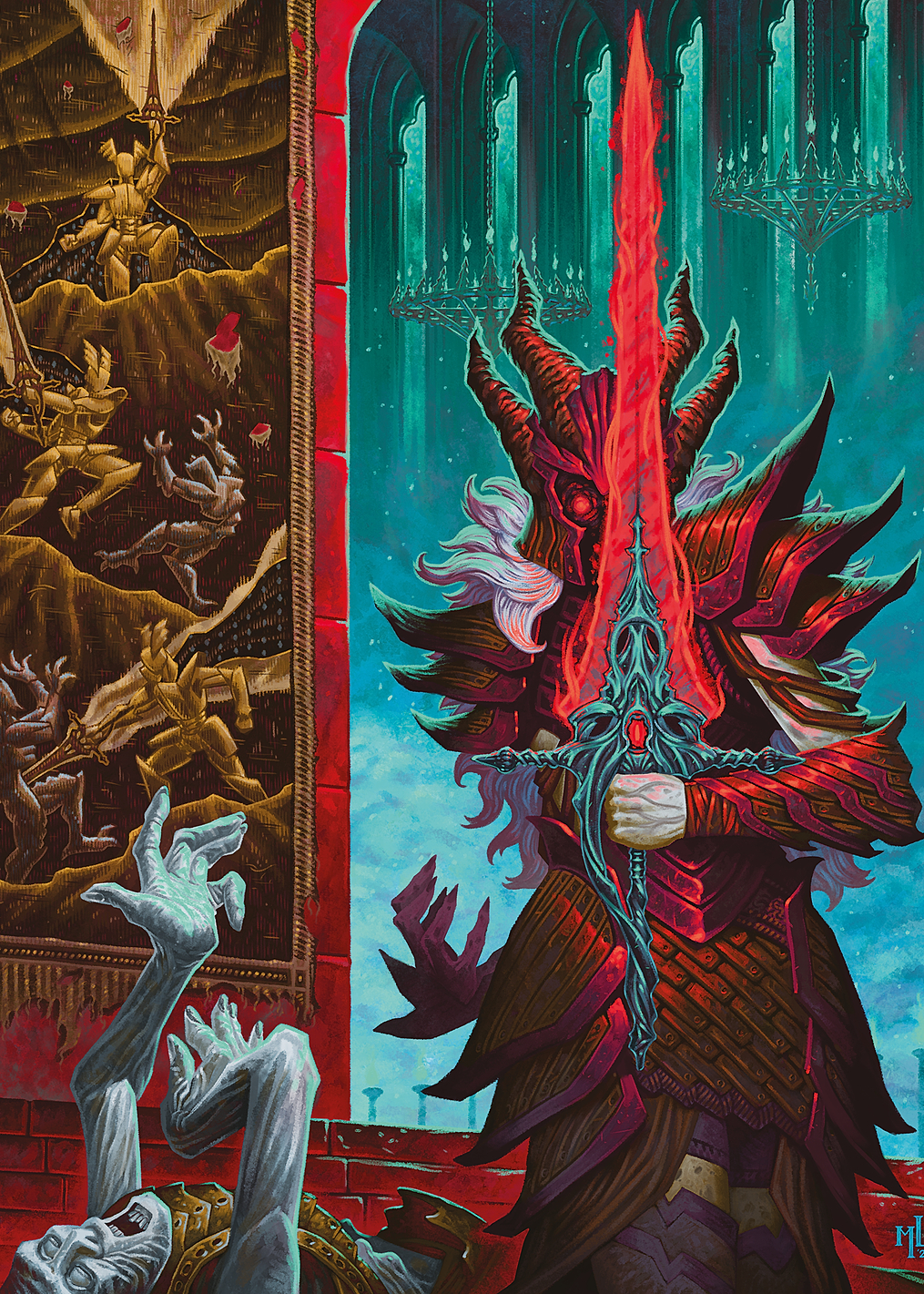 The Crimson Knight of Ravenloft: постер из коллекции Dungeons And Dragons