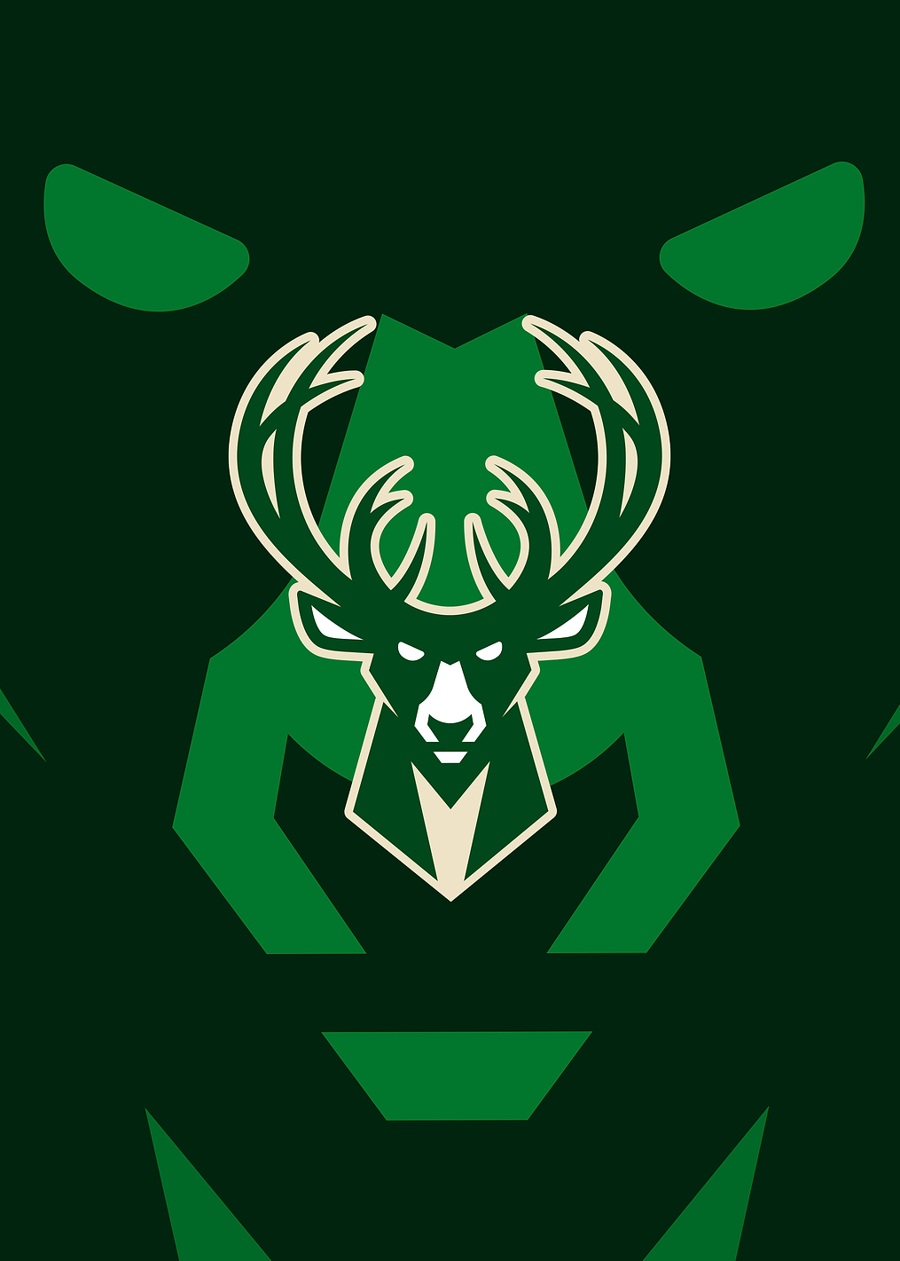 Milwaukee Bucks Fear the Deer: постер из коллекции NBA