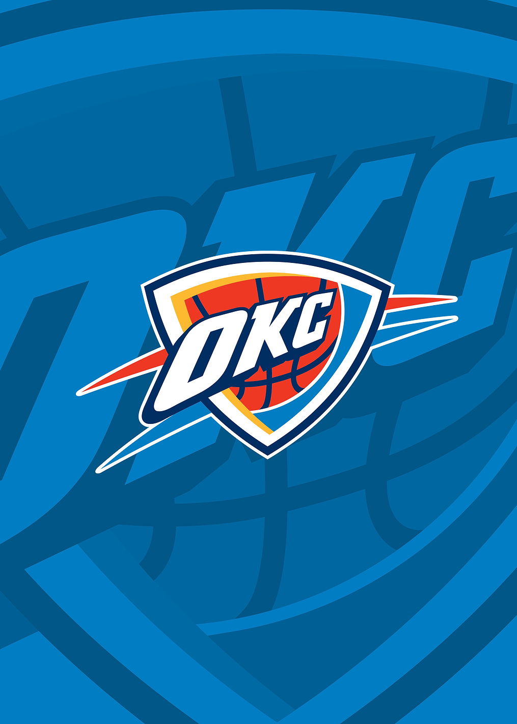 Oklahoma City Thunder Loud City Strike: постер из коллекции NBA