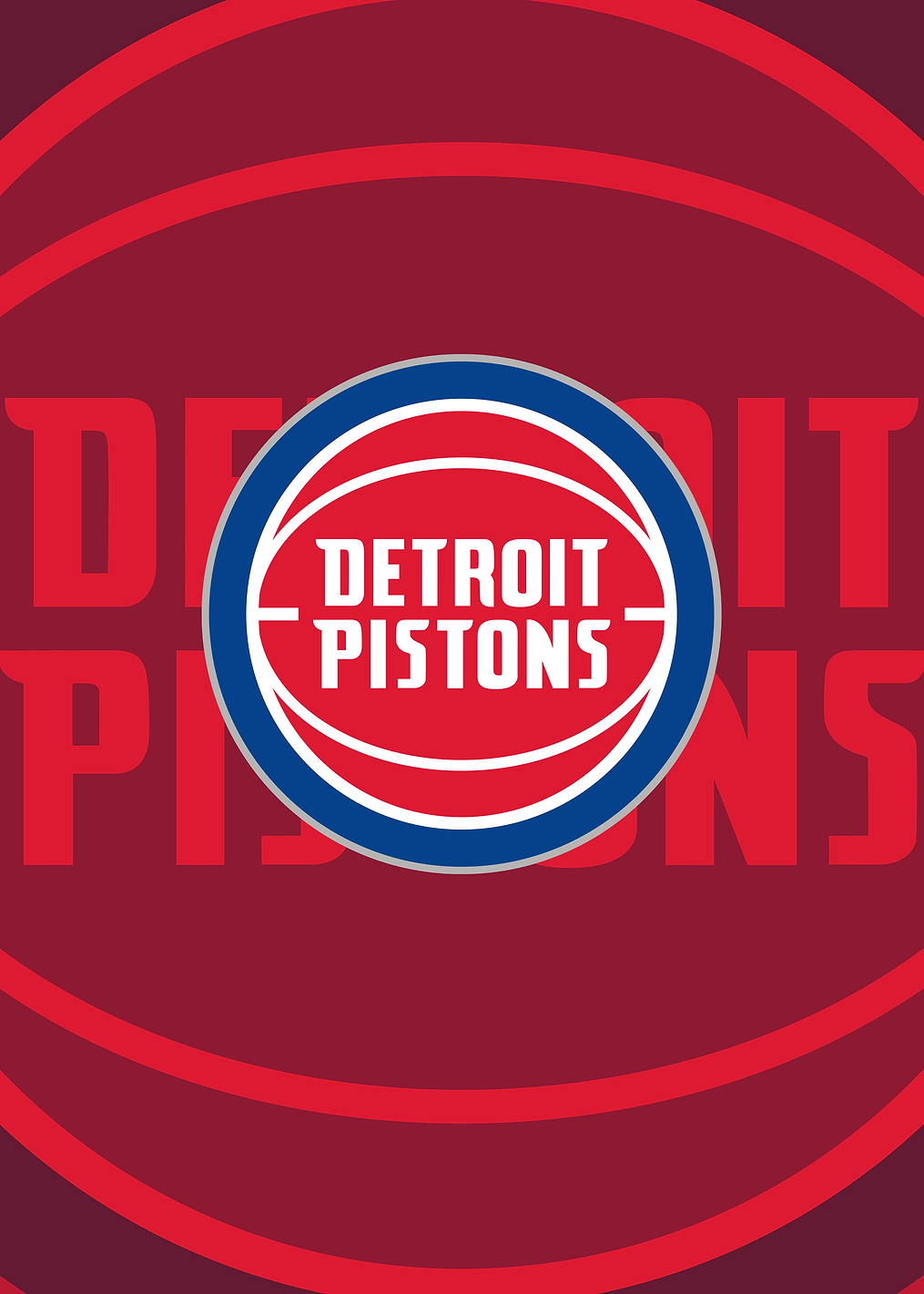 Detroit Pistons Motor City Muscle: постер из коллекции NBA