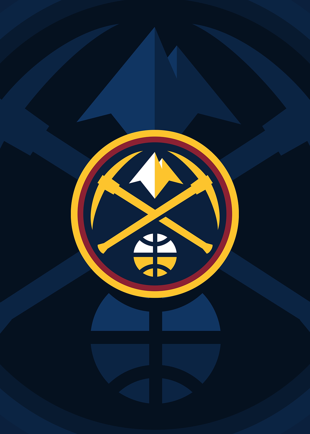 Denver Nuggets Mile High Peak: постер из коллекции NBA