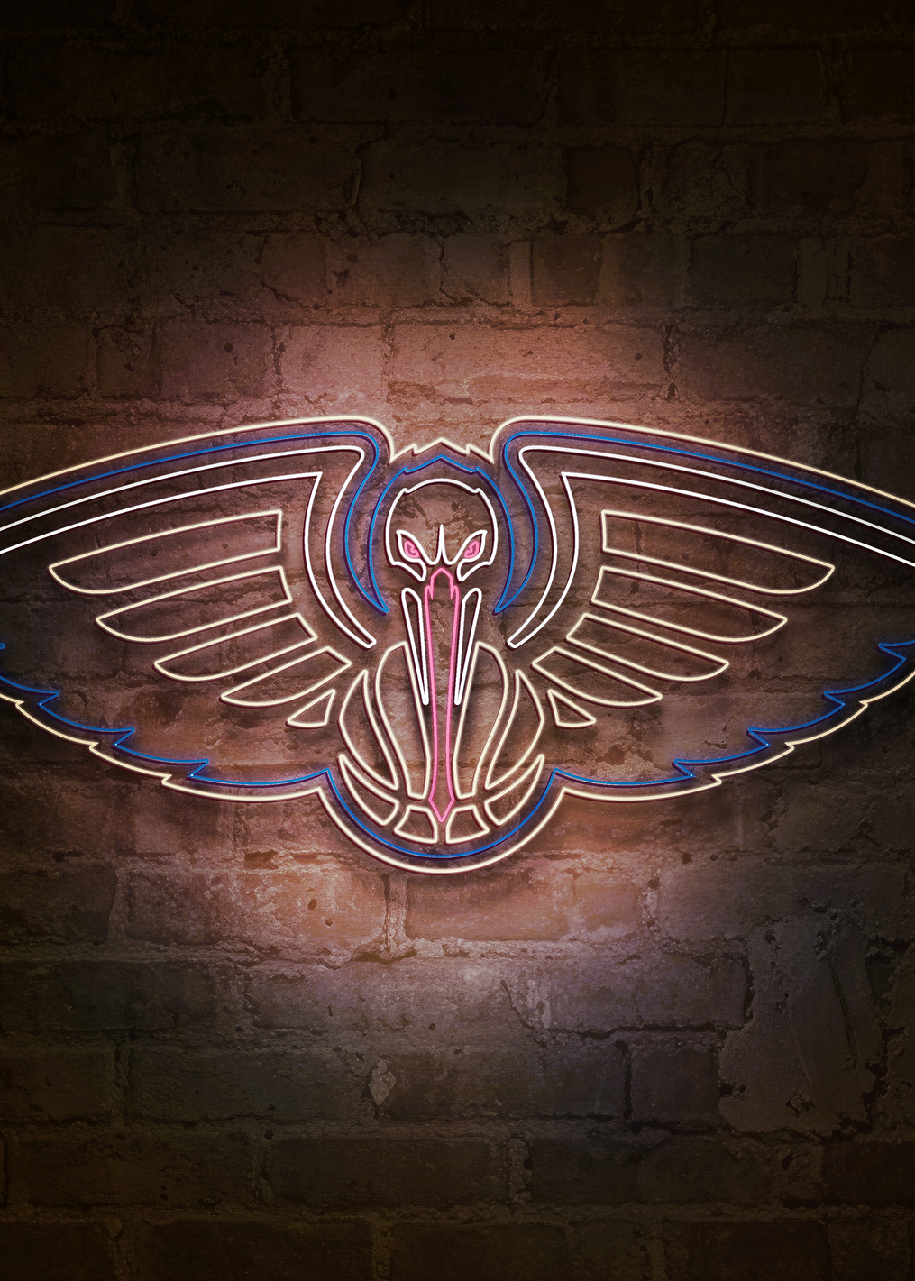 New Orleans Pelicans Crescent City Neon: постер из коллекции NBA