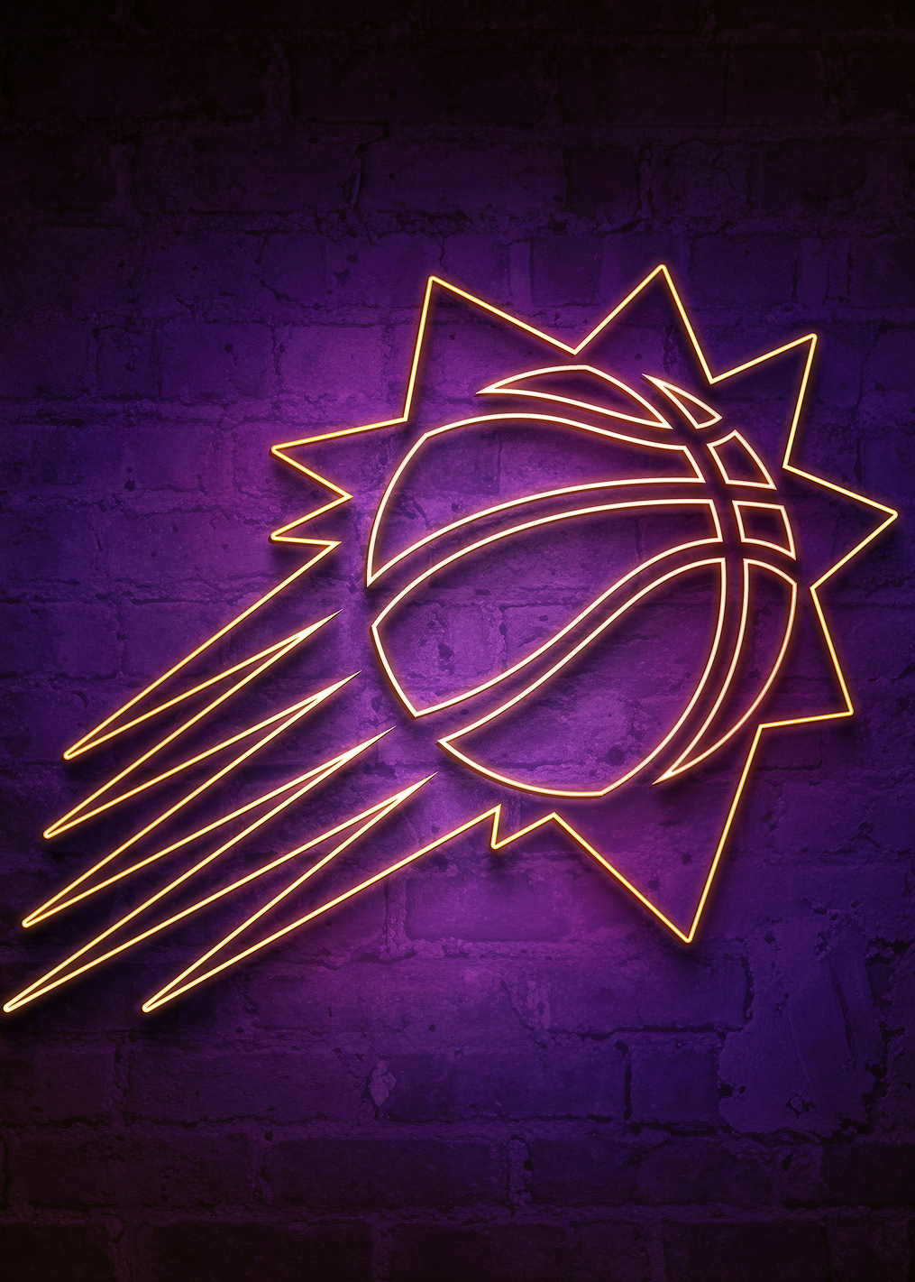 Phoenix Suns Valley Neon: постер из коллекции NBA