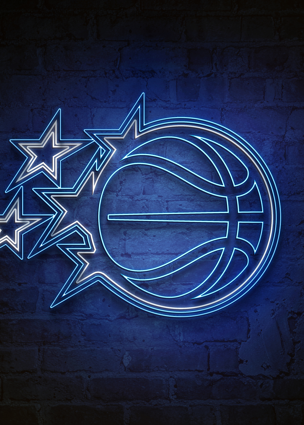 Orlando Magic Orlando Kingdom Neon: постер из коллекции NBA