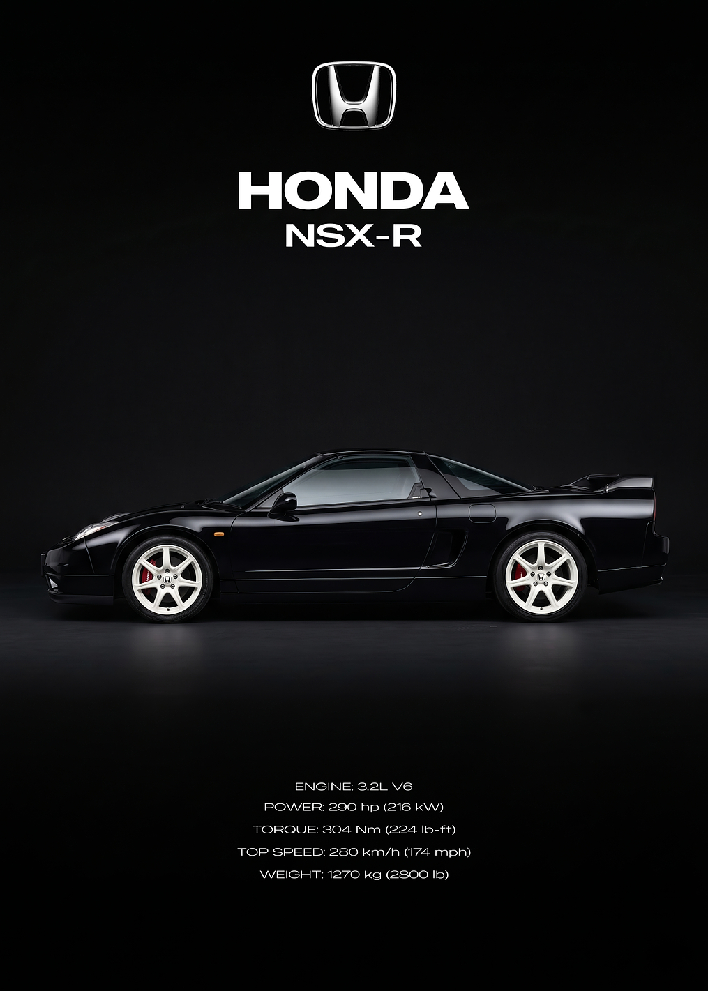 Honda NSX-R: постер из коллекции Honda NSX