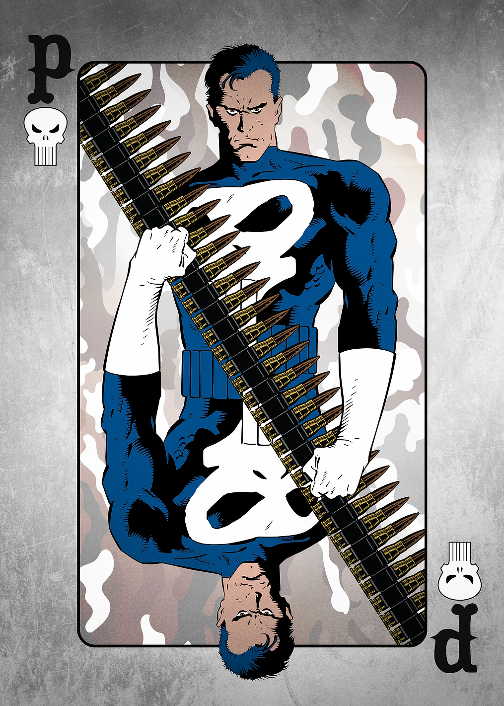 The Punisher: Punisher Playing Card: постер из коллекции Marvel
