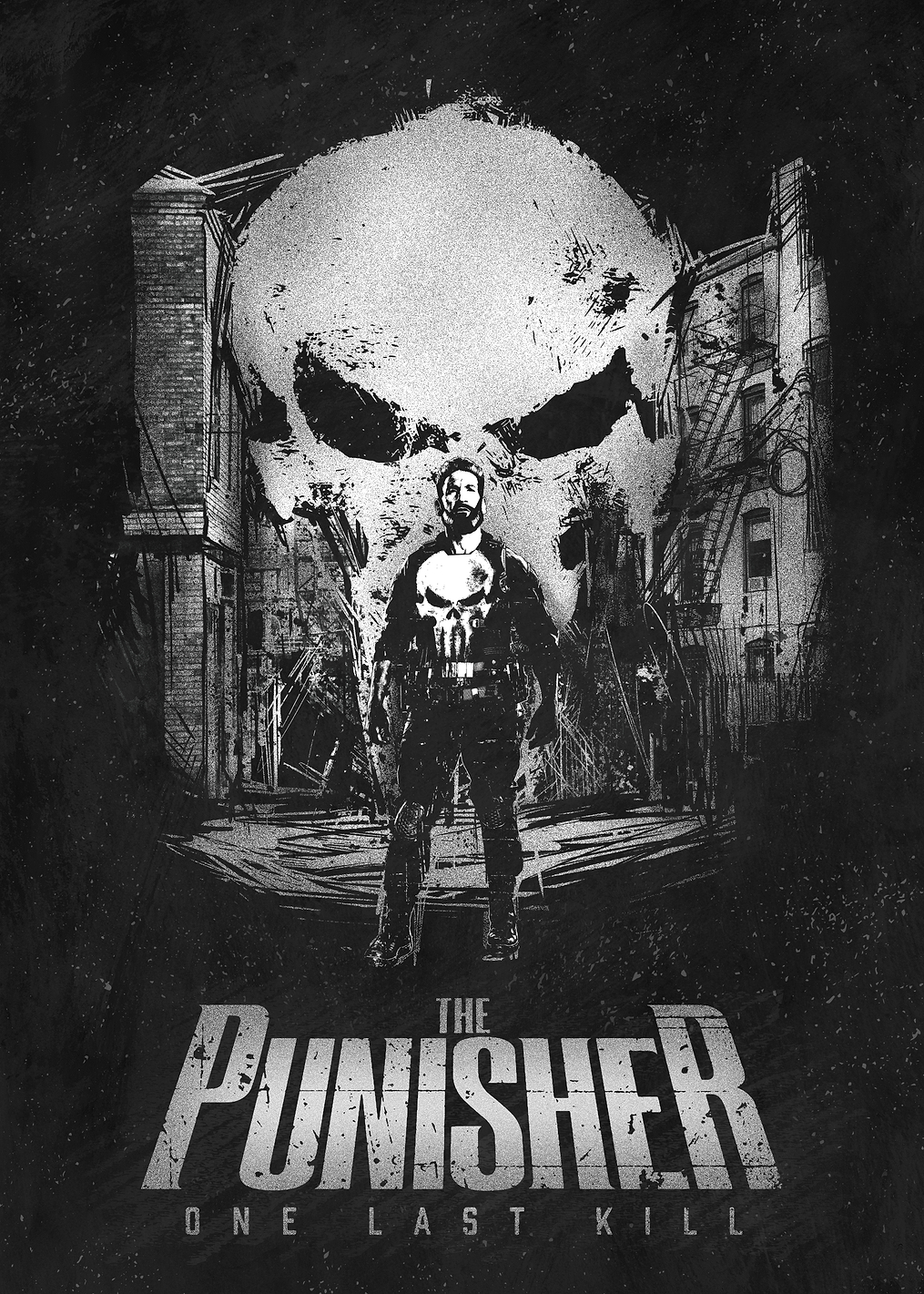 The Punisher: One Last Kill City Streets: постер из коллекции Marvel