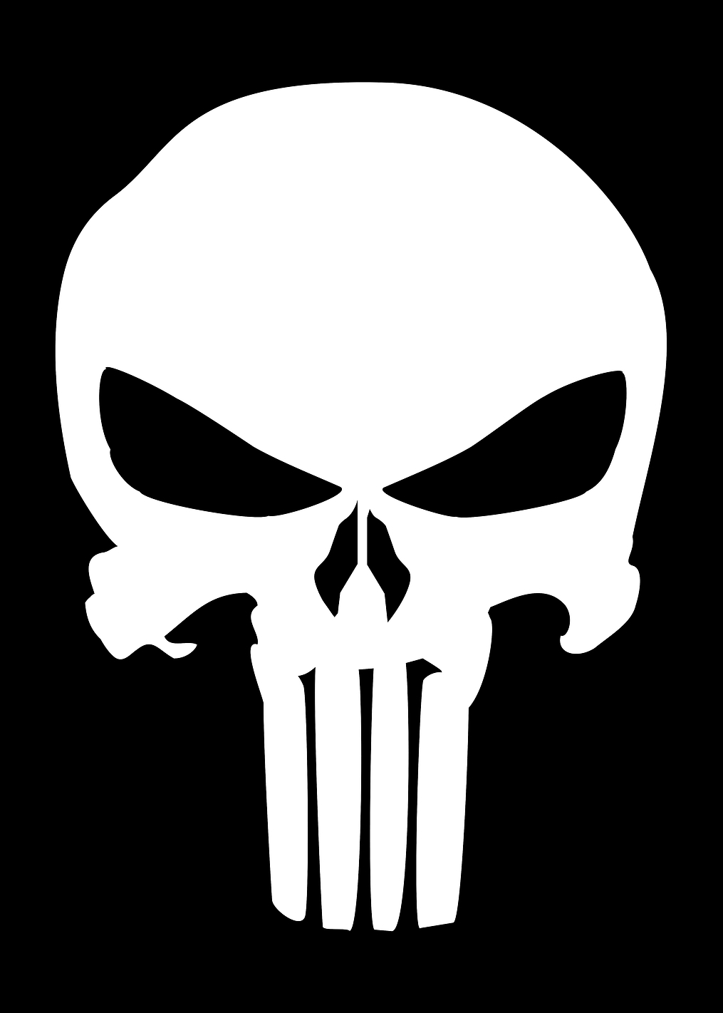 The Punisher: Iconic Comic Skull: постер из коллекции Marvel