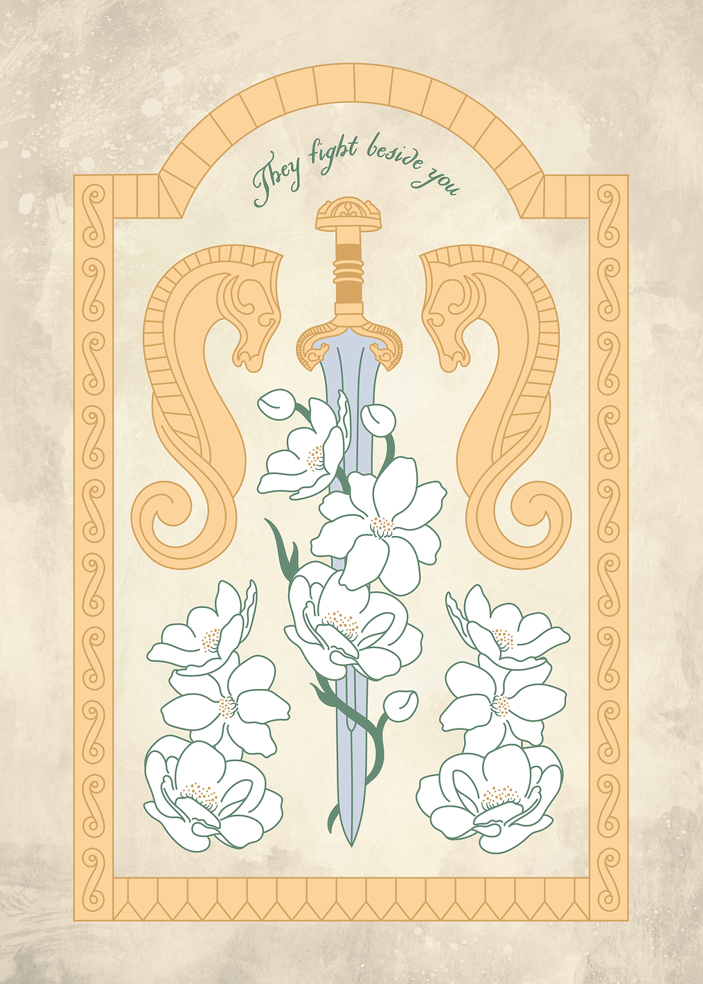 Sword of Light, Blossoms of Hope: постер из коллекции Middle-earth