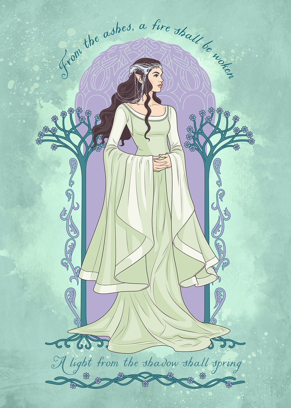 Elven Grace, Ancient Prophecy: постер из коллекции Middle-earth