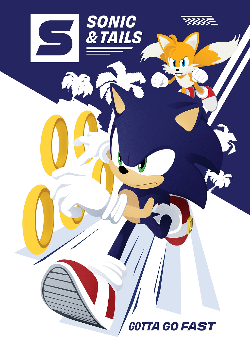 Sonic and Tails: Gotta Go Fast: постер из коллекции Sonic the Hedgehog