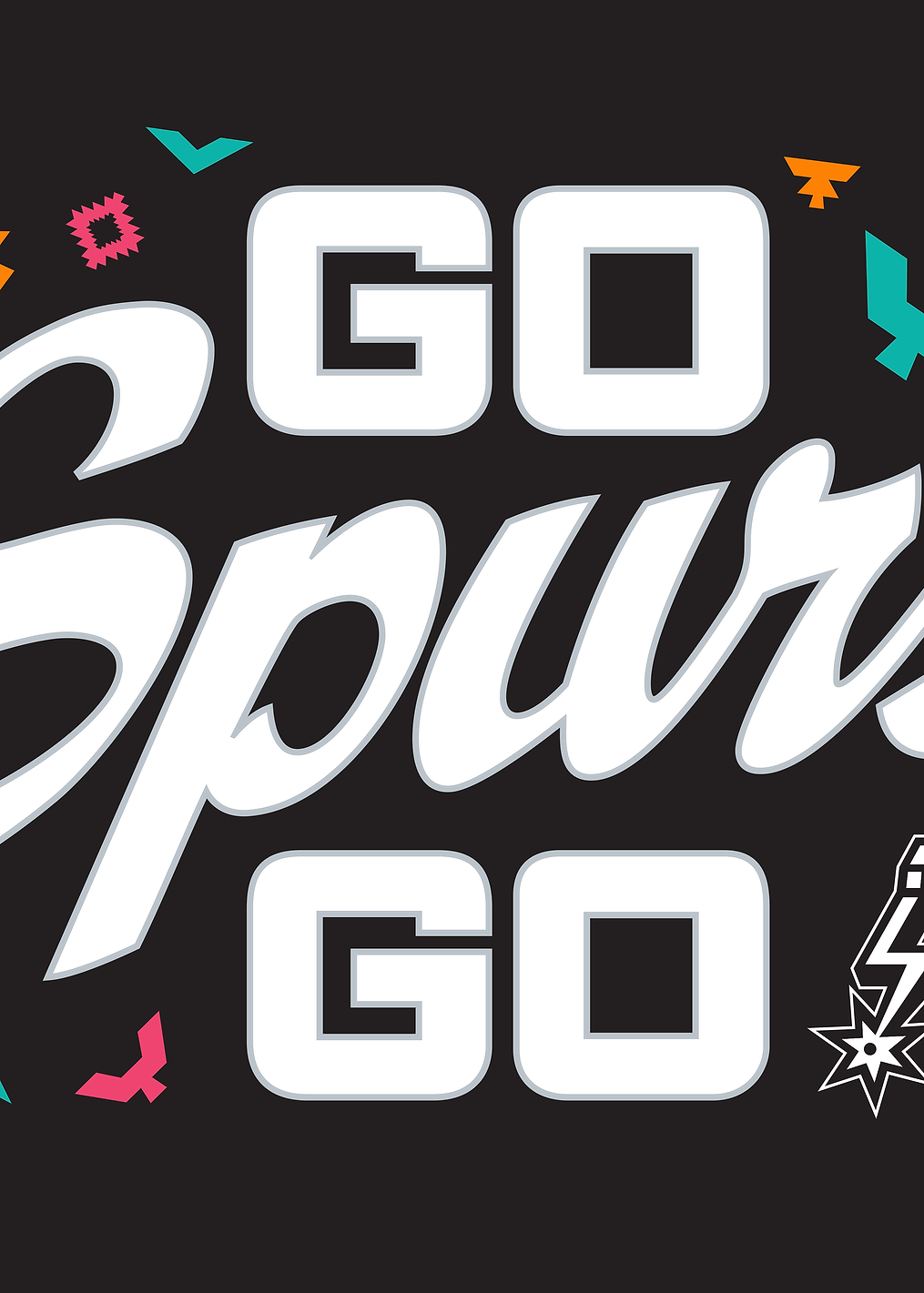 Spurs Rally Cry Finals Graphic- NBA Finals: постер из коллекции NBA