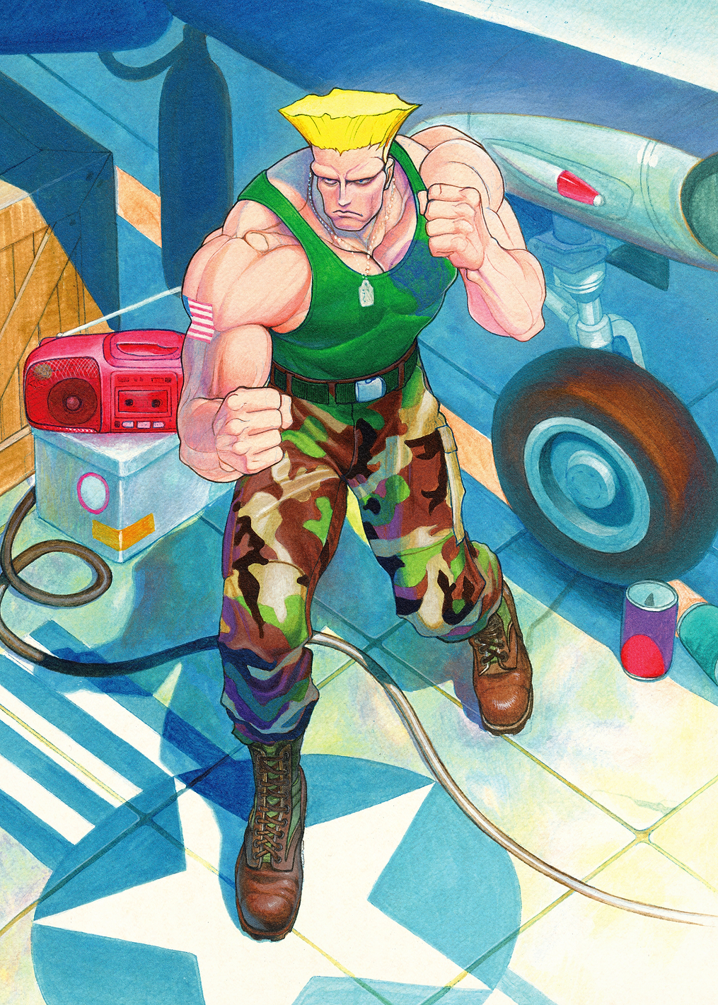 Guile (Street Fighter II): постер из коллекции Street Fighter