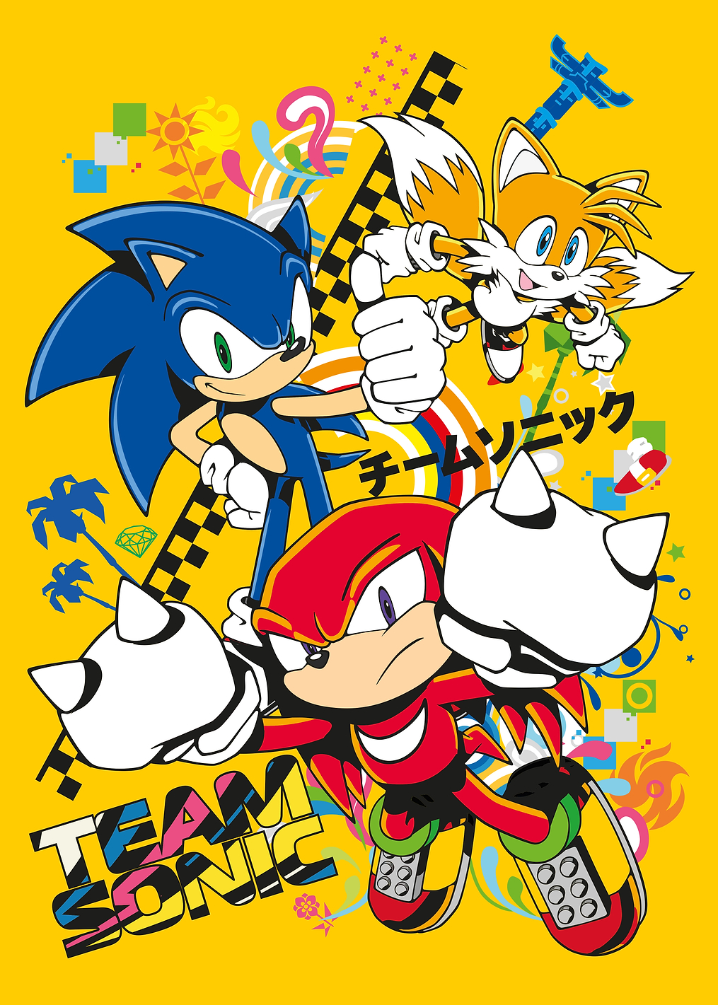 Team Sonic: Speed, Flight, and Power: постер из коллекции Sonic the Hedgehog