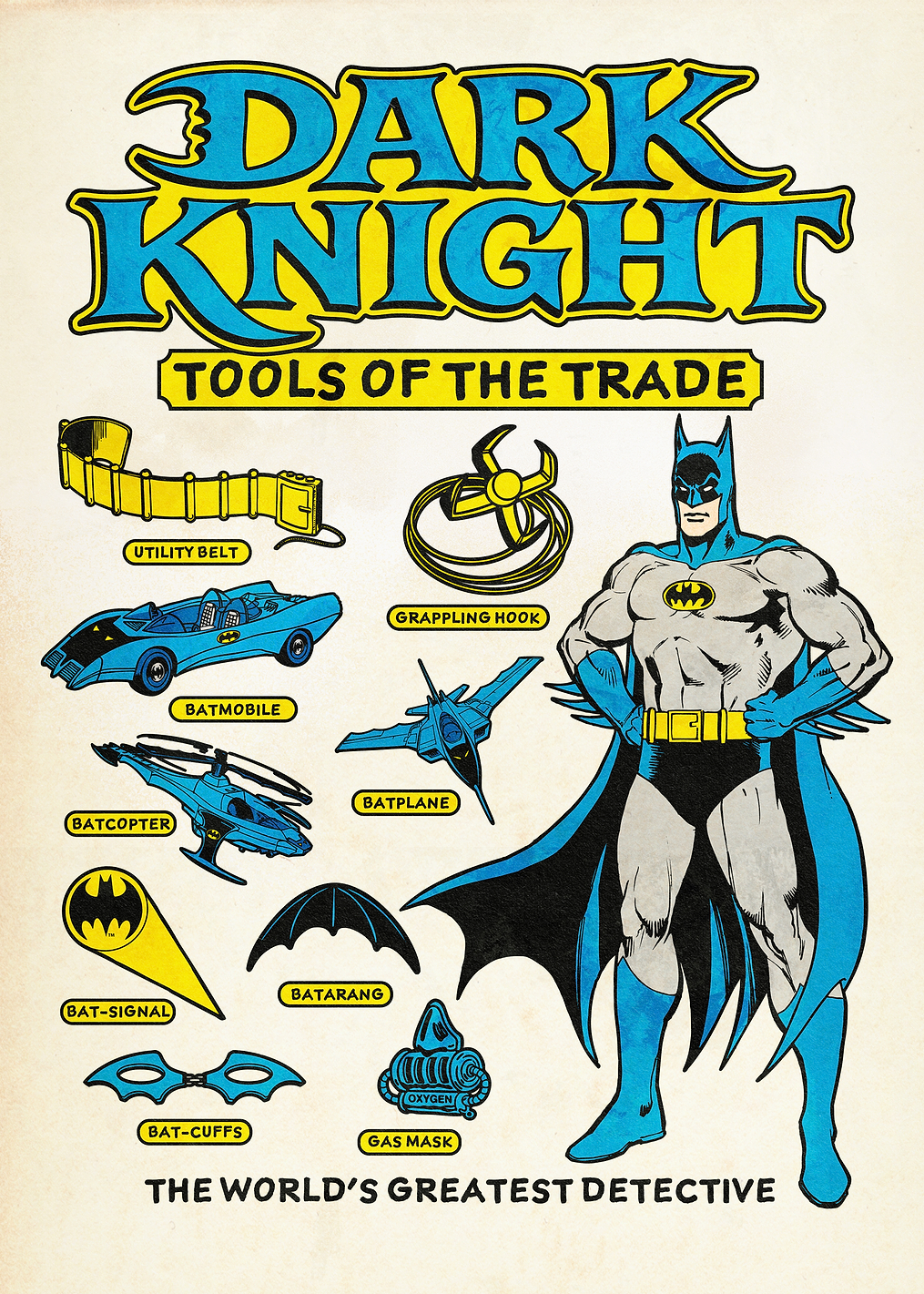 Dark Knight's Essential Arsenal: постер из коллекции DC Comics