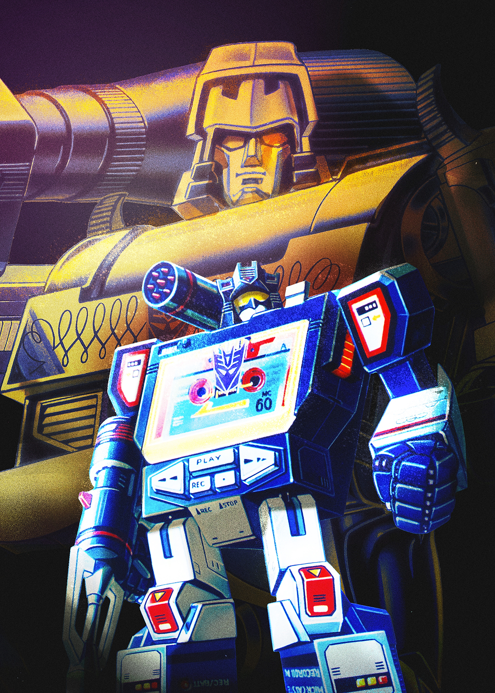 Soundwave & Megatron Decepticon Vanguard: постер из коллекции Transformers