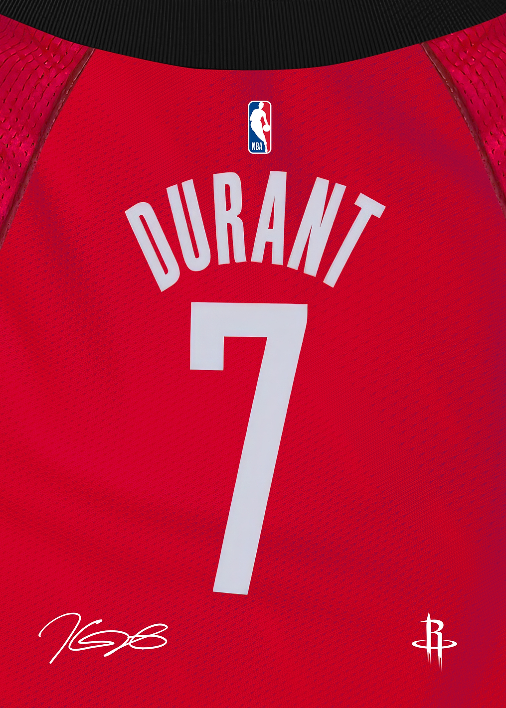 Rockets Signature Jersey- Kevin Durant: постер из коллекции NBA
