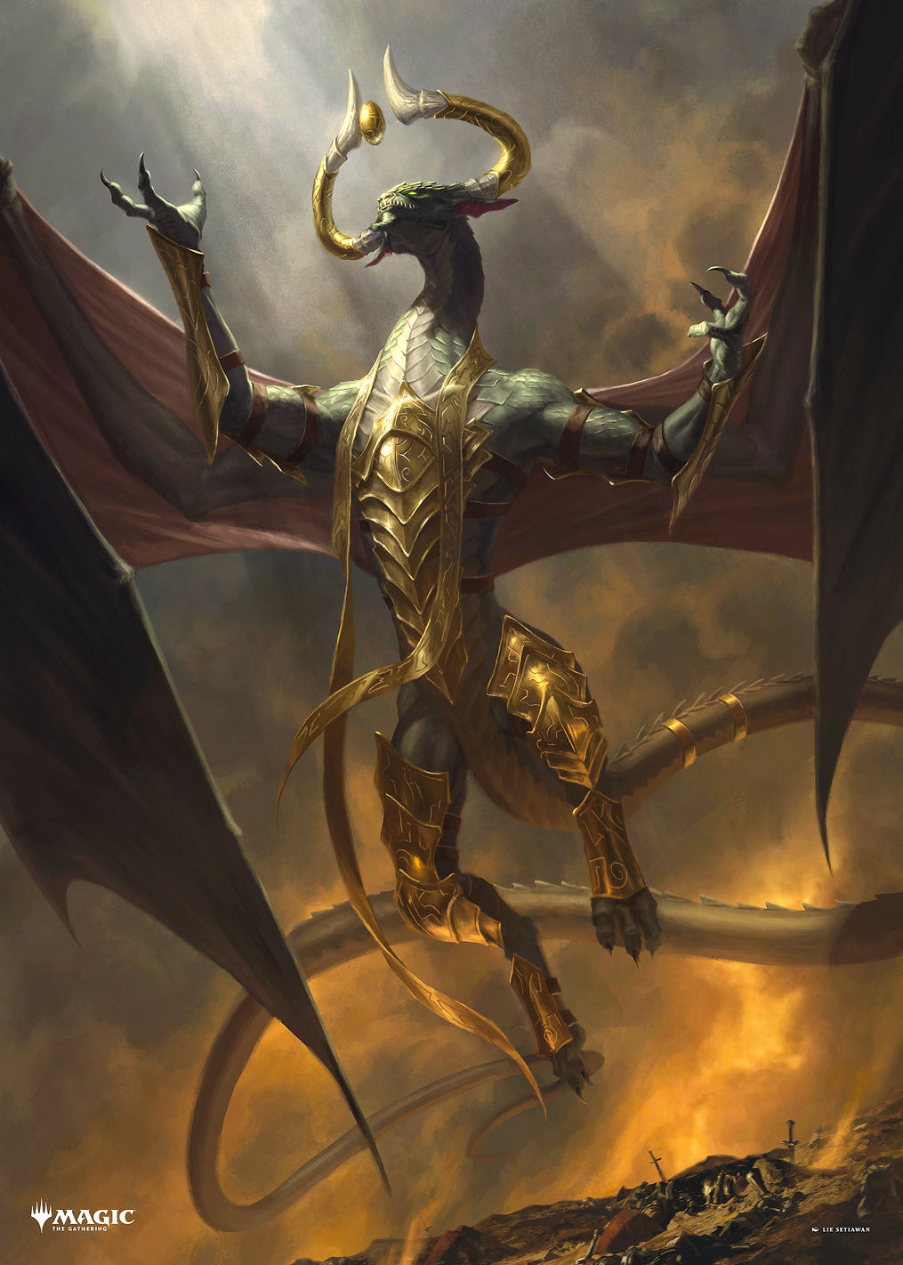 Nicol Bolas - The Ravager: постер из коллекции Magic: The Gathering