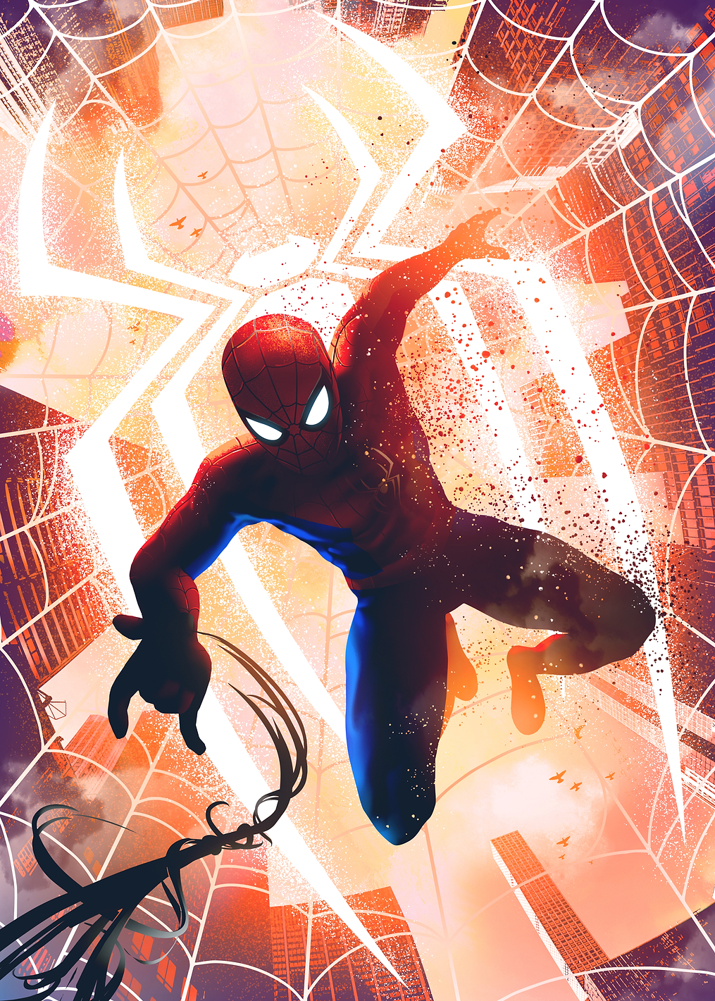 Descending with Logo Spider-Man: Brand New Day: постер из коллекции Marvel