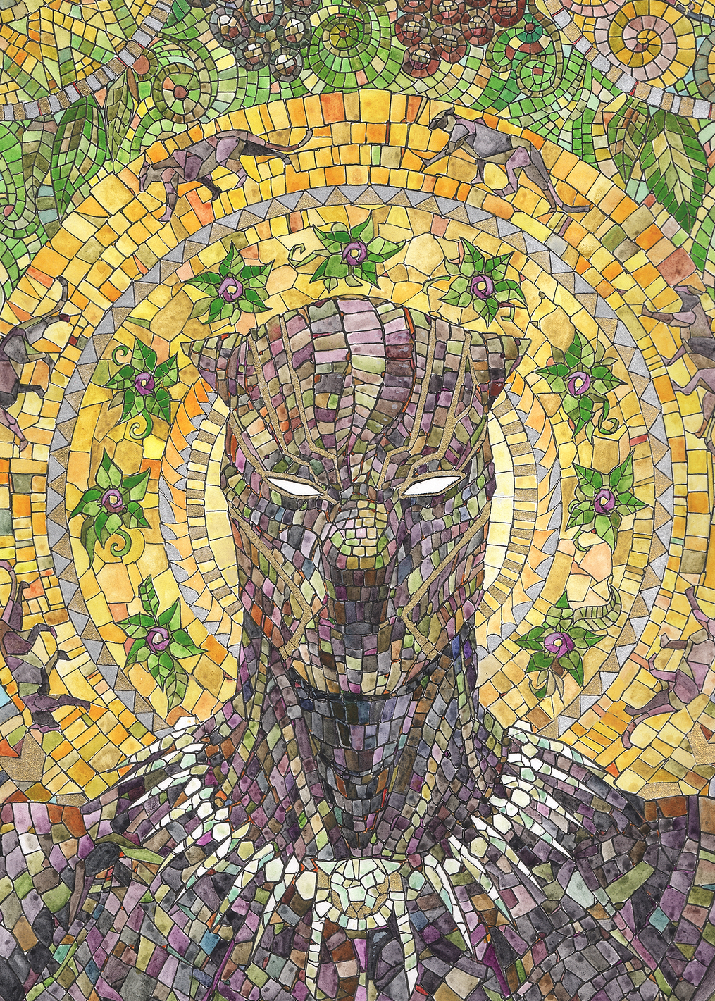 Black Panther - Sacred Mosaic: постер из коллекции Marvel