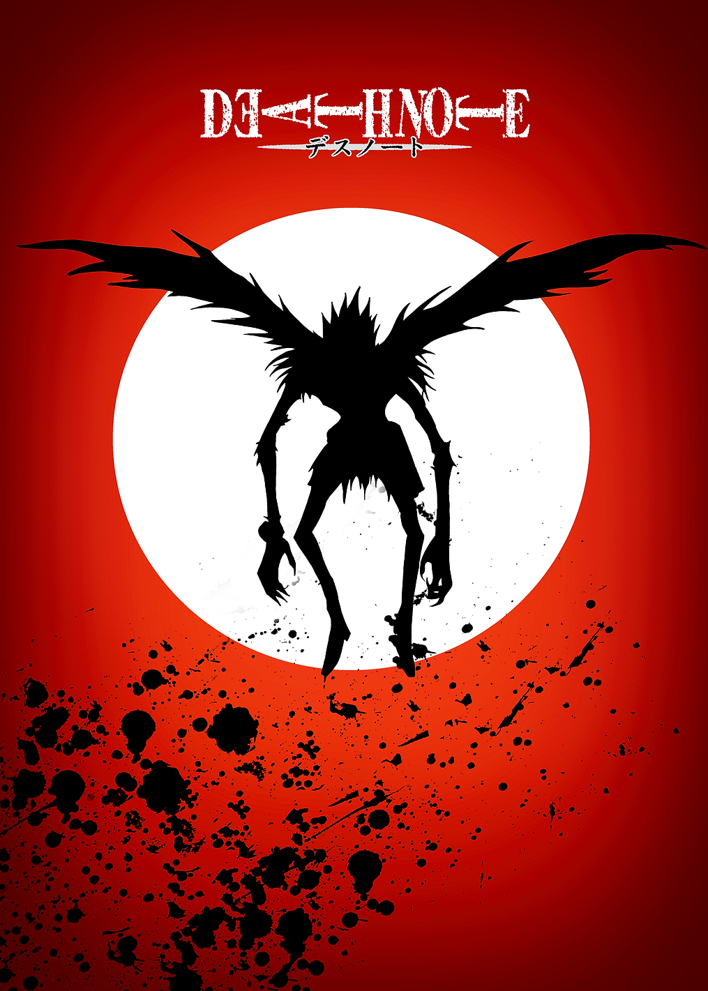 Death Note; Ryuk's Crimson Silhouette: постер из коллекции Death Note