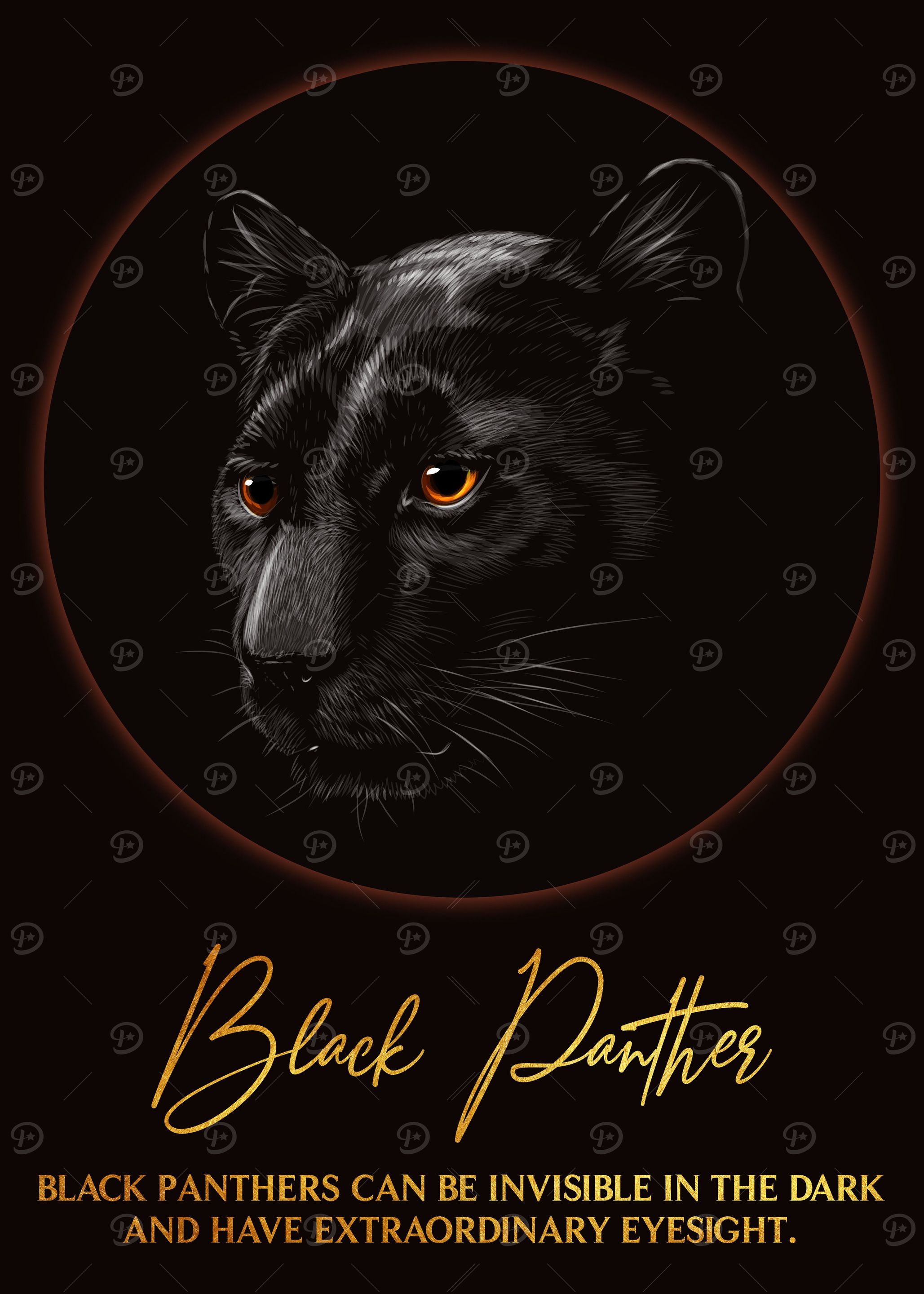Black Panther: постер из коллекции Чёрная Пантера