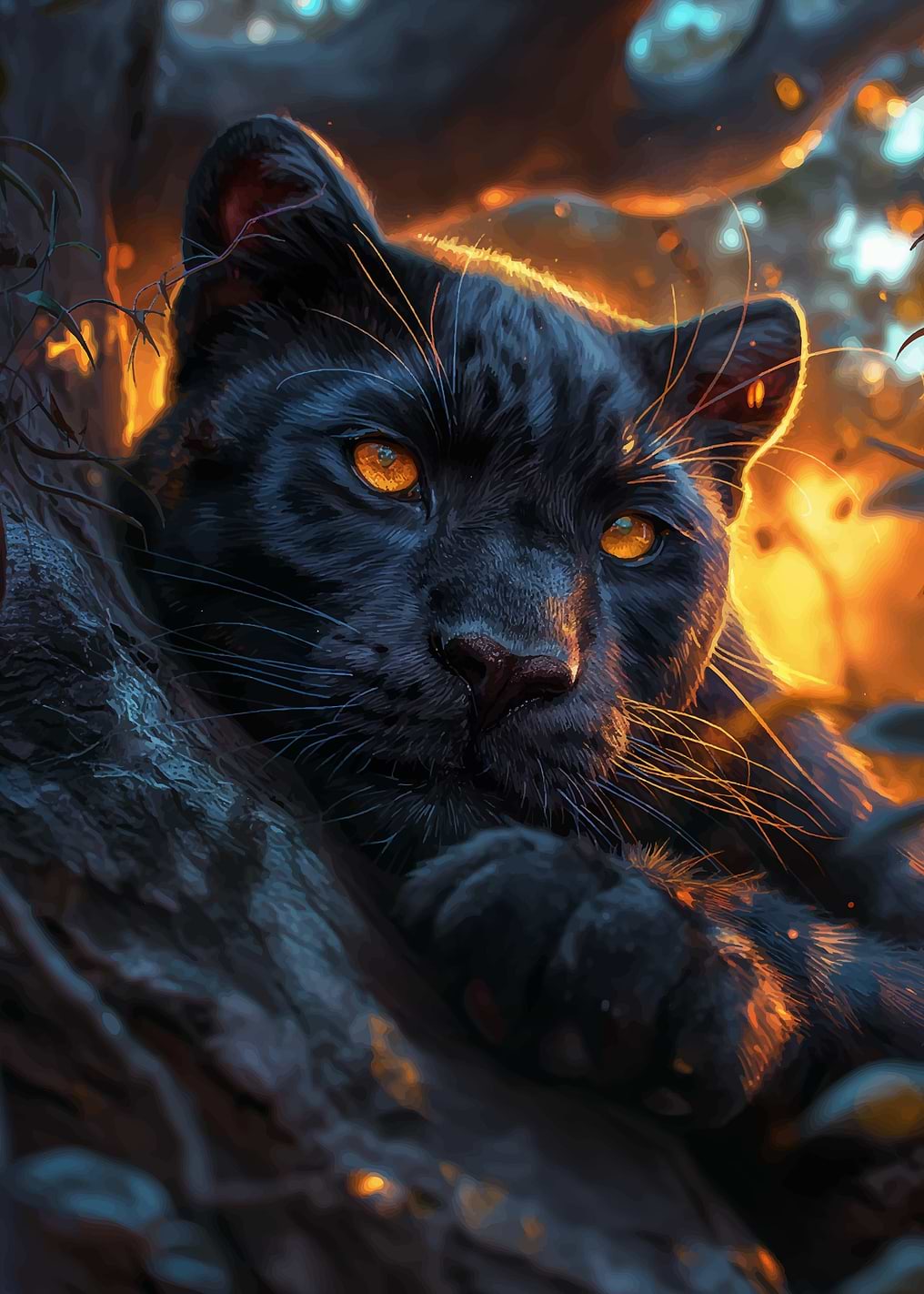 Black Panther Dark: постер из коллекции Чёрная Пантера