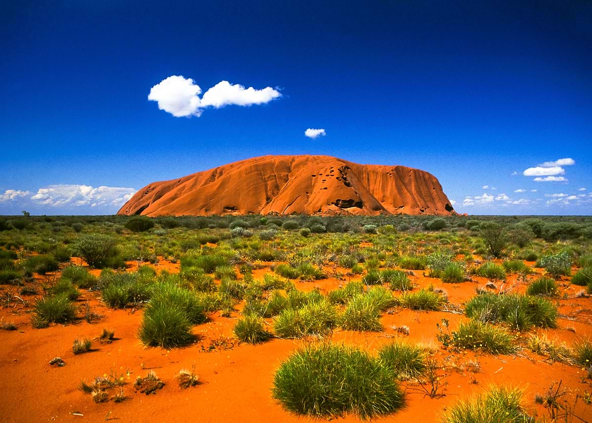 'Ayer's Rock, Australia' Poster, picture, metal print, paint by Hans C ...