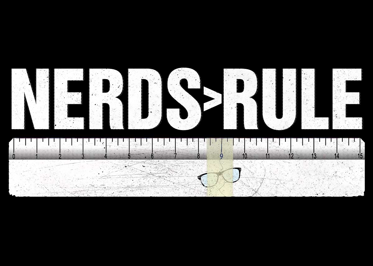 Nerdz Rool 'nerds rule' Poster, picture, metal print, paint by Filippo B | Displate