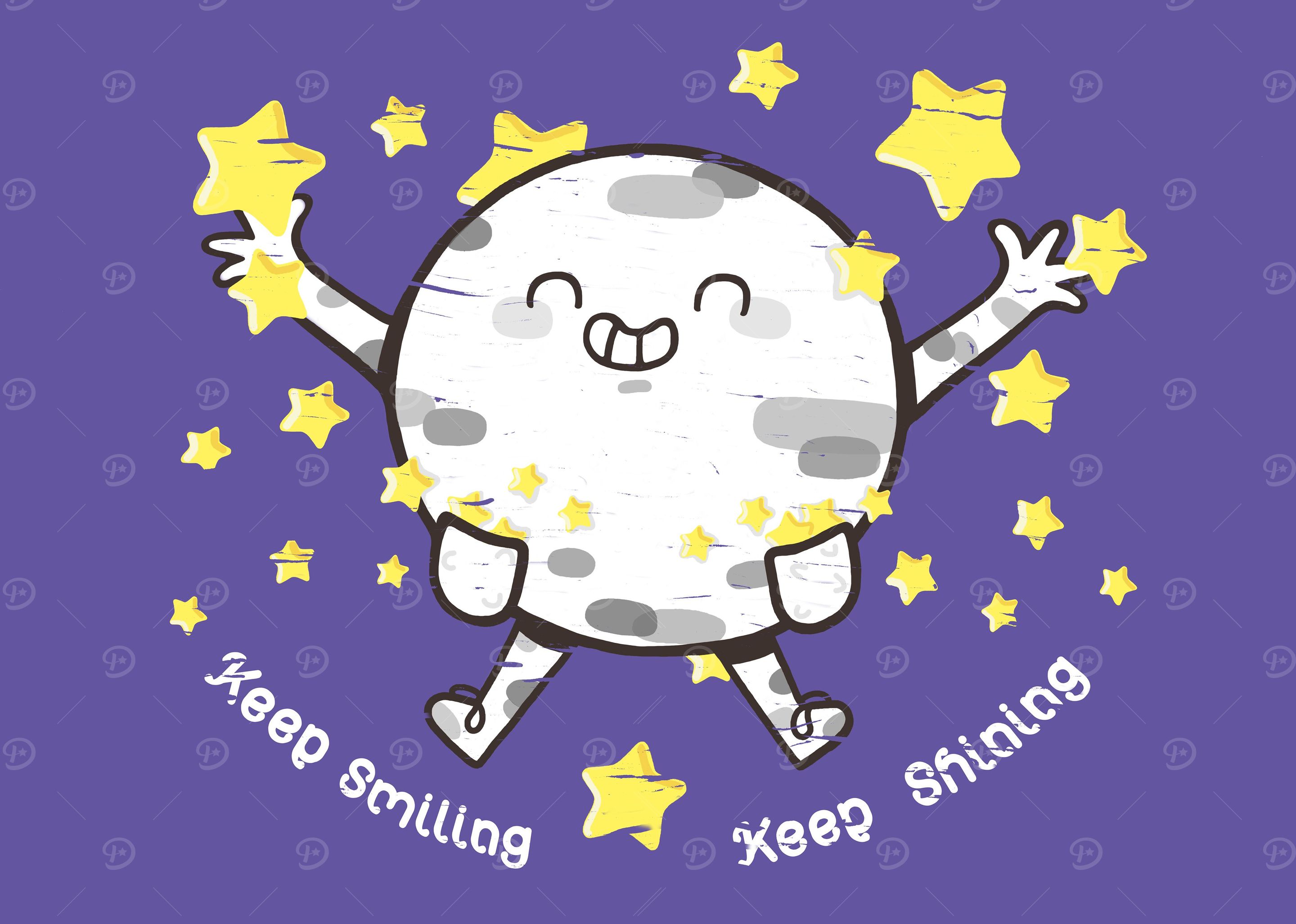 Keep Shining Cartoon