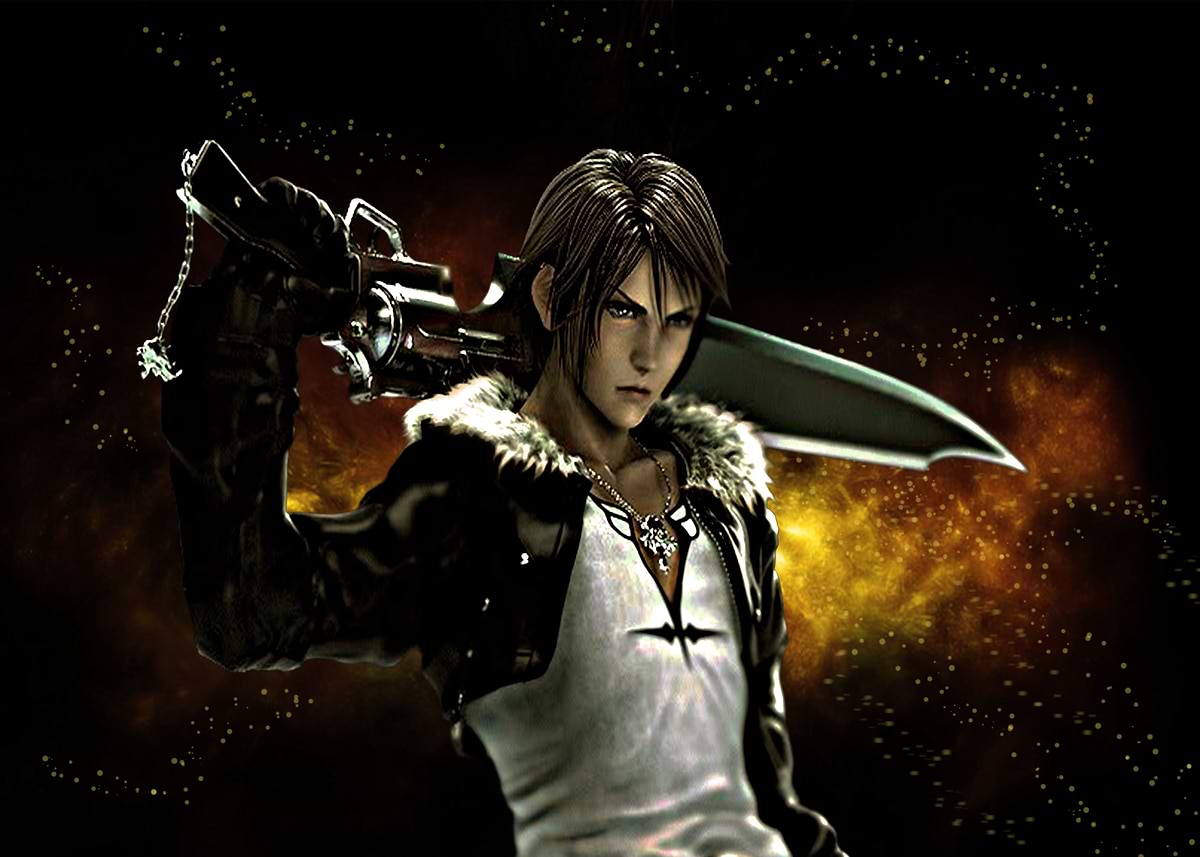 Squall, Final Fantasy VIII' Poster, picture, metal print, paint by