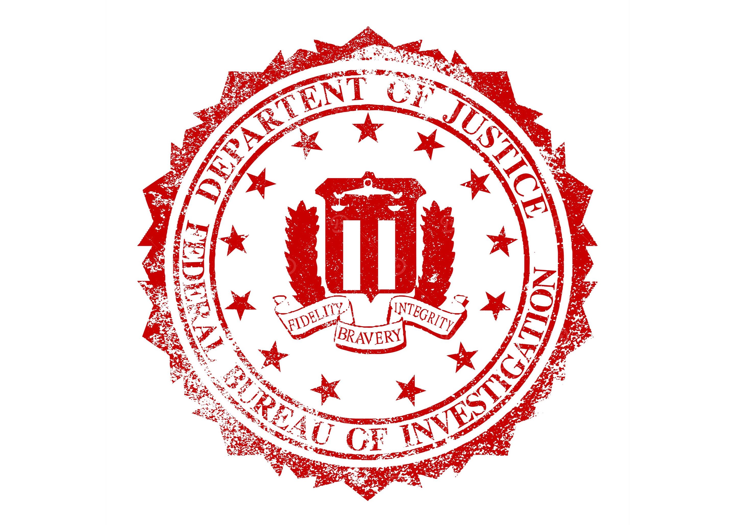 'FBI Rubber Stamp' Poster, picture, metal print, paint by HomeStead ...