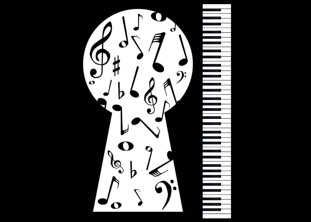 'Piano Keyhole' Poster, picture, metal print, paint by HomeStead ...