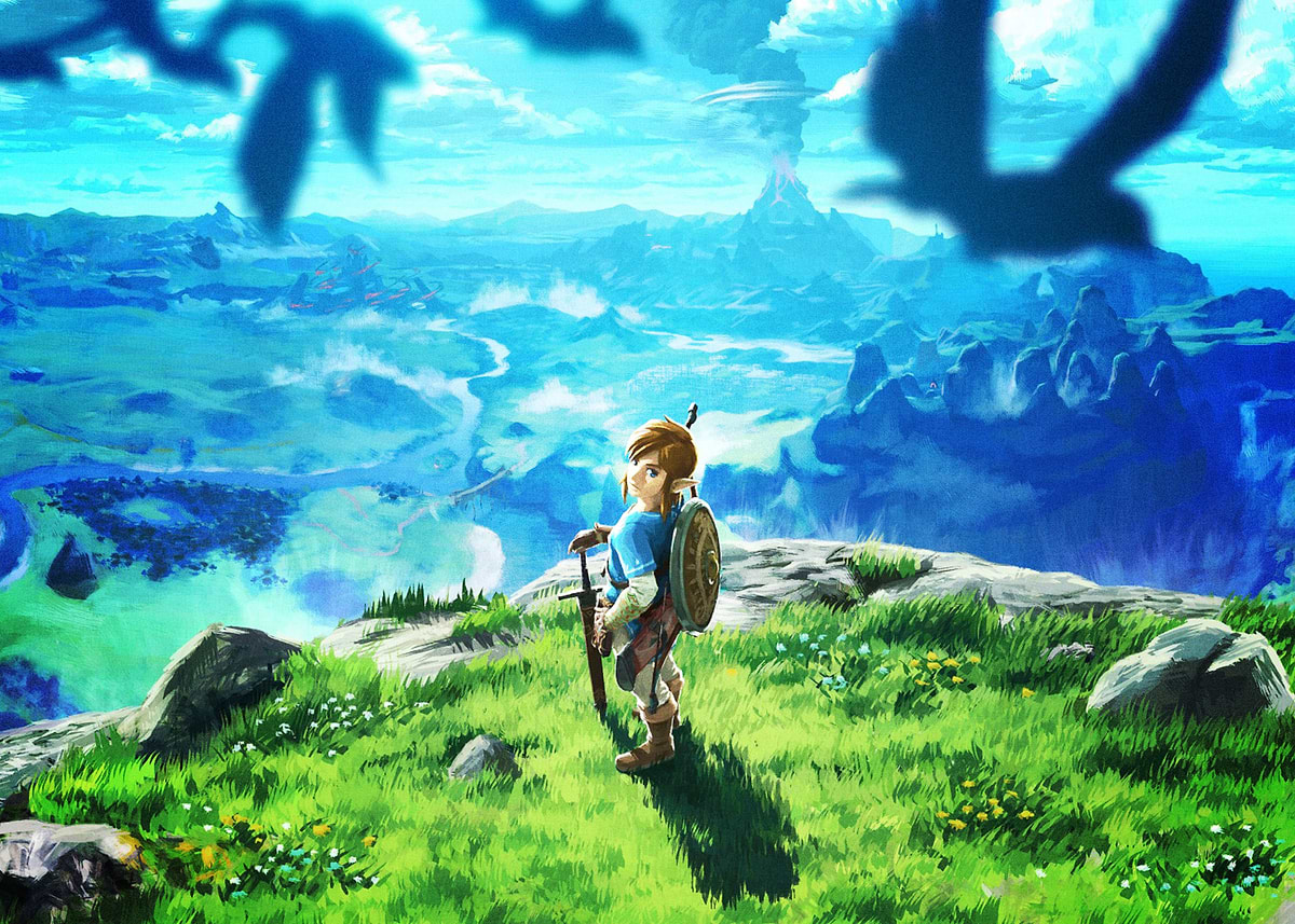 The Legend of Zelda' Poster, picture, metal print, paint by Wright