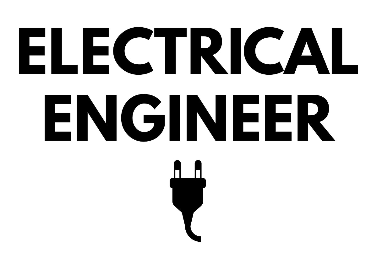 Electrical Engineer Lettering 'Electrical Engineer' Poster, picture, metal print, paint by ...