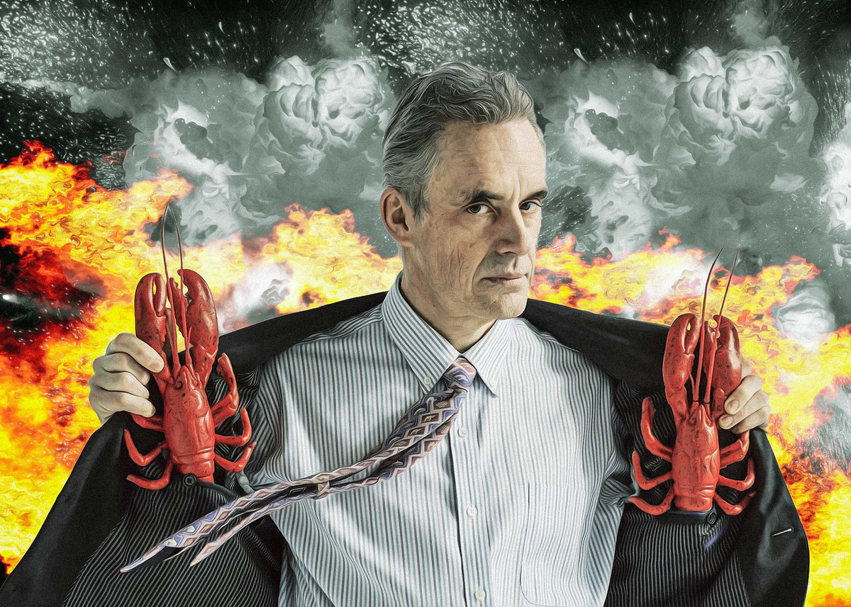 Jordan Peterson lobster Poster, Picture & Metal Print – Public