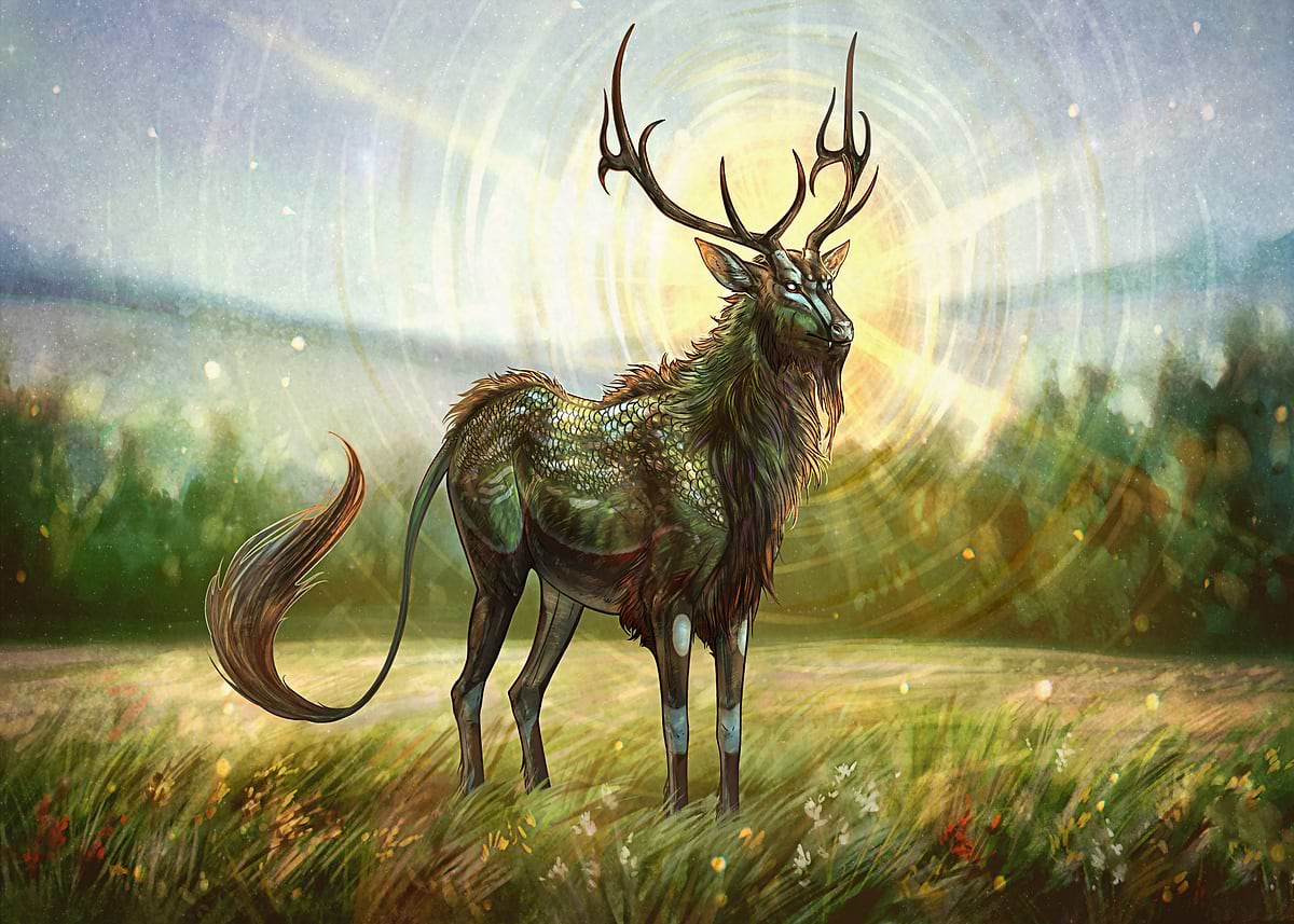 'Animal fantasy' Poster, picture, metal print, paint by hartmanbonner ...