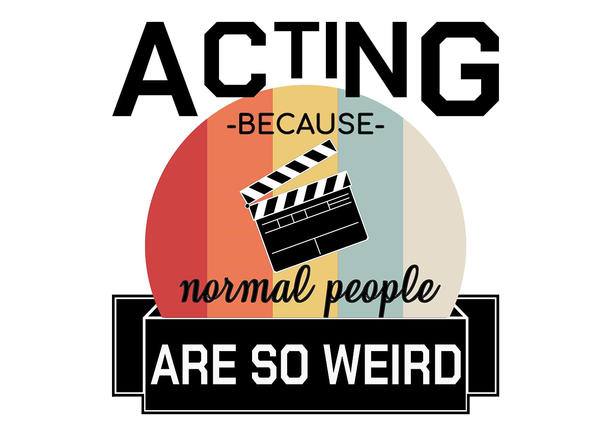 Actor Post. Display 'Acting Actor Audition Gift' Poster, picture, metal print, paint by ...
