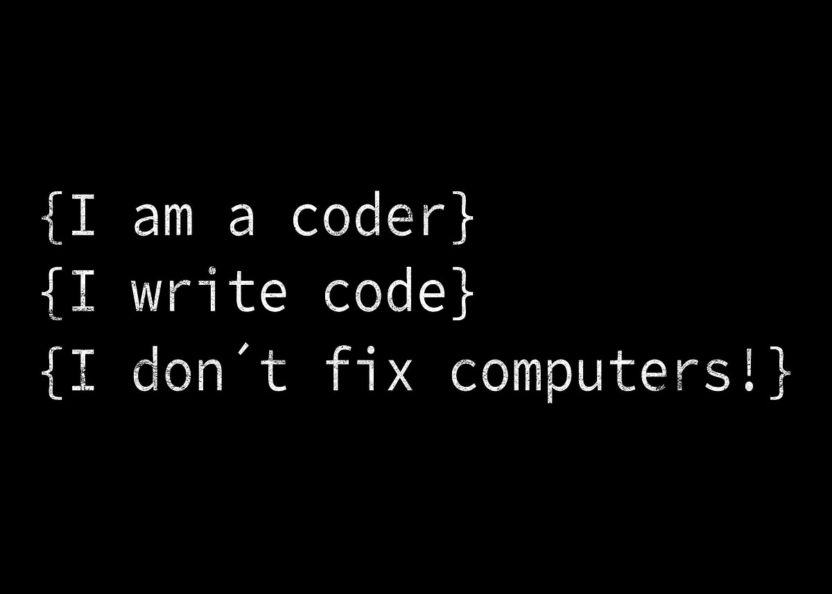 'I am a coder' Poster, picture, metal print, paint by dvdesign | Displate